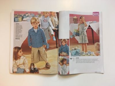 Фотография коллекционного экземпляра №21 журнала Burda Детская мода 1/2005