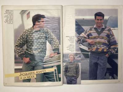 ���������� �������������� ���������� �22 ������� Burda ������� ��� ���� 1986 Burda special pour Lui E848