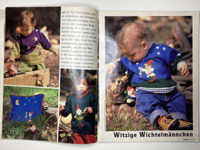 ���������� �������������� ���������� �10 ������� Burda Baby maschen herbst / winter ���� ������ �������  4/1993