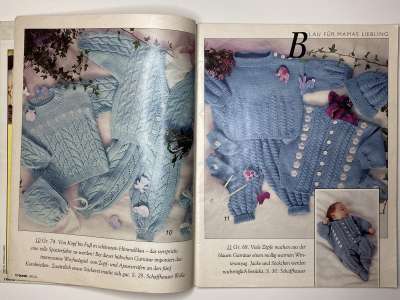 ���������� �������������� ���������� �2 ������� Burda Baby maschen herbst / winter ���� ������ �������  4/1993