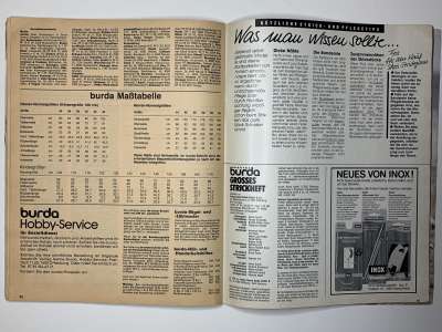 ���������� �������������� ���������� �22 ������� Burda ������� �����-���� 1988 E927