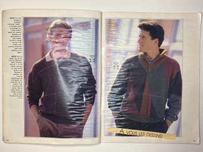 ���������� �������������� ���������� �16 ������� Burda ������� ��� ���� 1986 Burda special pour Lui E848