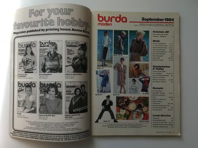 Фотография №1 журнала Burda 9/1984