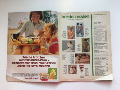Фотография коллекционного экземпляра №1 журнала Burda 6/1972