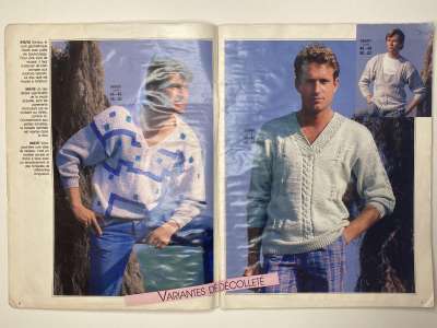 ���������� �������������� ���������� �4 ������� Burda ������� ��� ���� 1986 Burda special pour Lui E848