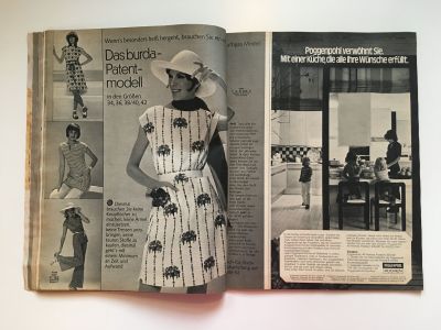 Фотография коллекционного экземпляра №16 журнала Burda 6/1972