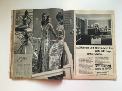 Фотография коллекционного экземпляра №11 журнала Burda 6/1972
