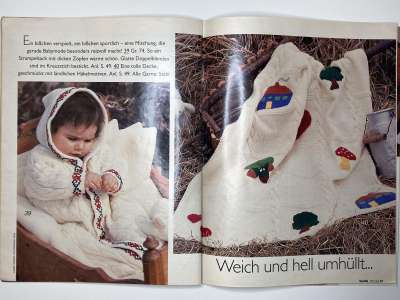���������� �������������� ���������� �12 ������� Burda Baby maschen herbst / winter ���� ������ �������  4/1993