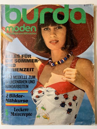 Фотография обложки журнала Burda 5/1974