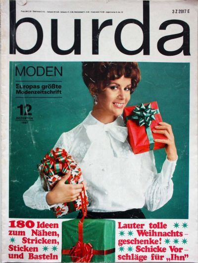 Фотография обложки журнала Burda 12/1967