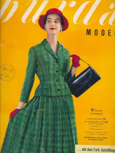 Фотография обложки журнала Burda 9/1956