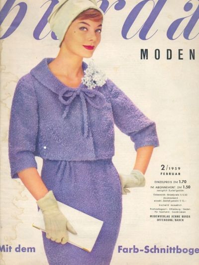 Фотография обложки журнала Burda 2/1959