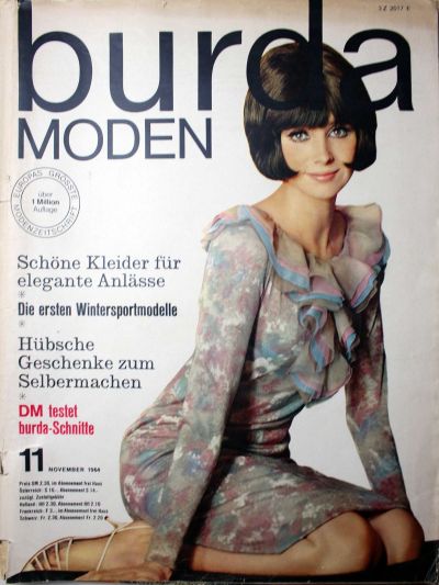 Фотография обложки журнала Burda 11/1964