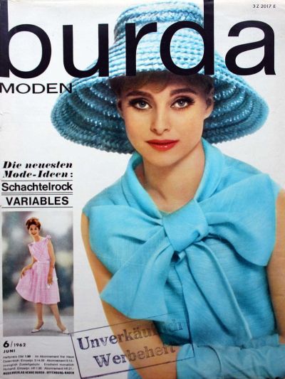 Фотография обложки журнала Burda 6/1962