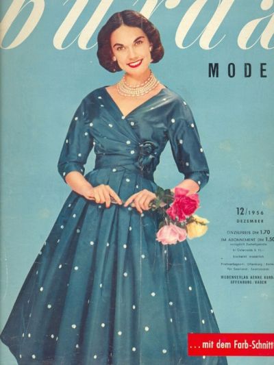 Фотография обложки журнала Burda 12/1956