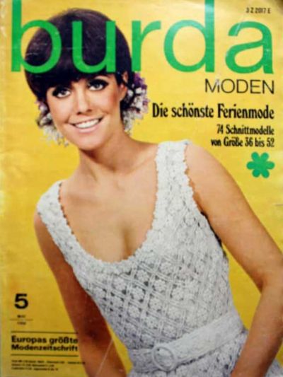 Фотография обложки журнала Burda 5/1968