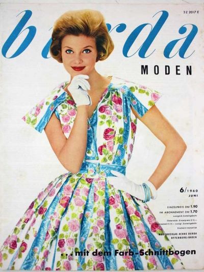 Фотография обложки журнала Burda 6/1960
