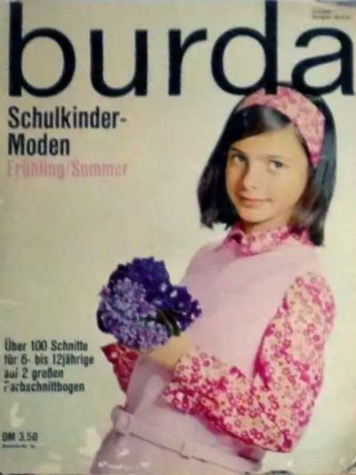 Фотография обложки журнала Burda Мода для школьников и школьниц Весна-Лето 1964