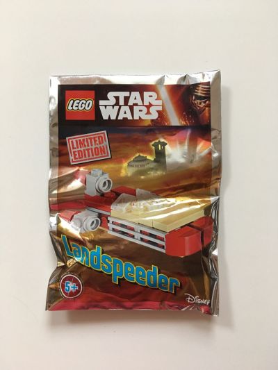 Фотография обложки журнала Lego. Star Wars. Конструктор Landspeeder. Игрушка из журнала