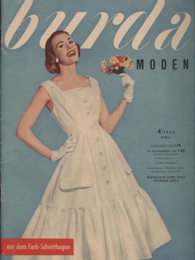 Фотография обложки журнала Burda 4/1956