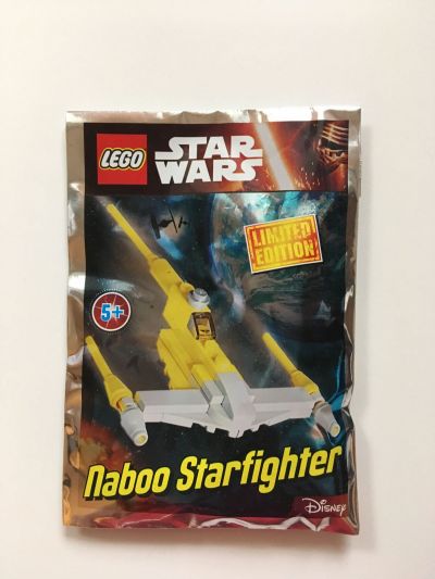 Фотография обложки журнала Lego. Star Wars. Конструктор Naboo Starfighter. Игрушка из журнала
