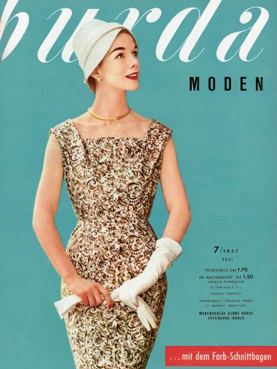 Фотография обложки журнала Burda 7/1957