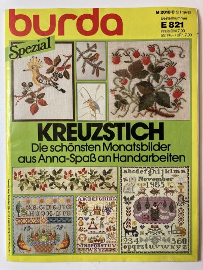    Burda Spezial Kreuzstich   1/1985 E821