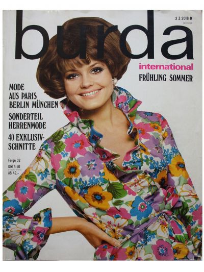 Фотография обложки журнала Burda International Осень-Зима 1969