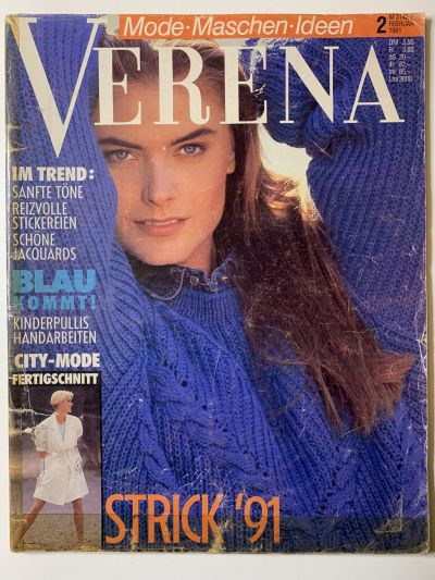 Фотография обложки журнала Verena 2/1991