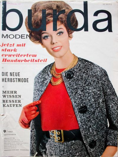 Фотография обложки журнала Burda 9/1962