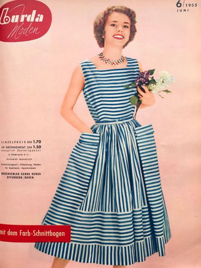 Фотография обложки журнала Burda 6/1955
