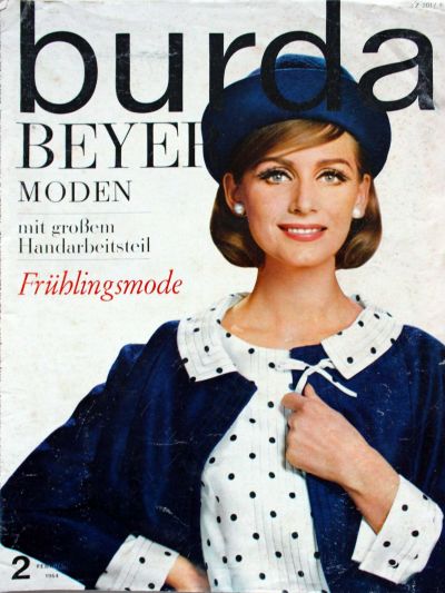 Фотография обложки журнала Burda 2/1964