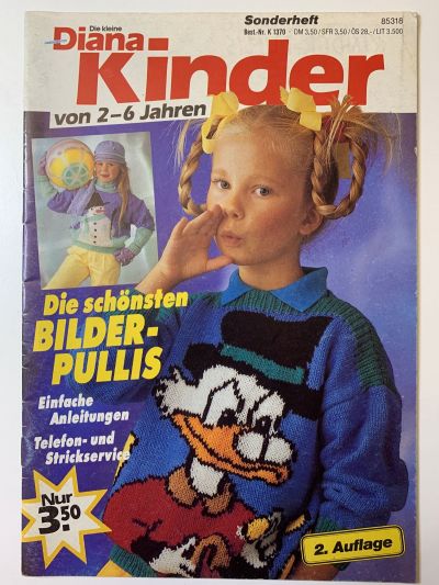 Фотография обложки журнала Маленькая Diana Kinder 3/1990