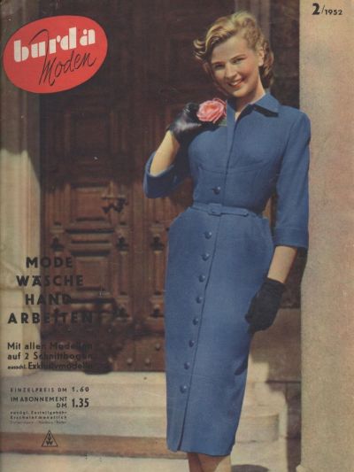 Фотография обложки журнала Burda 2/1952