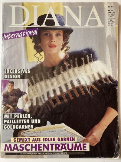 Фотография обложки журнала Diana International 14/1990