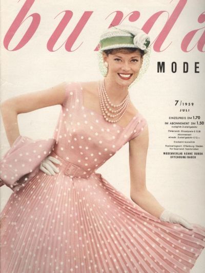 Фотография обложки журнала Burda 7/1959