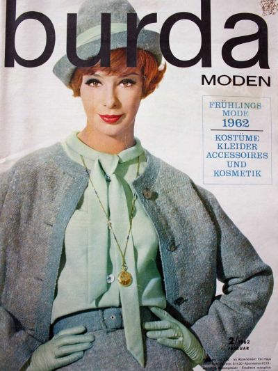 Фотография обложки журнала Burda 2/1962