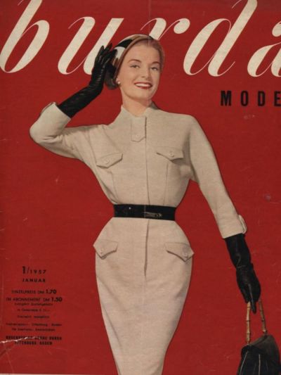 Фотография обложки журнала Burda 1/1957