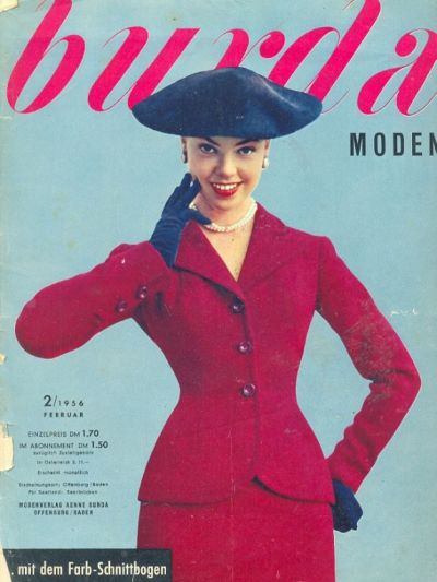 Фотография обложки журнала Burda 2/1956