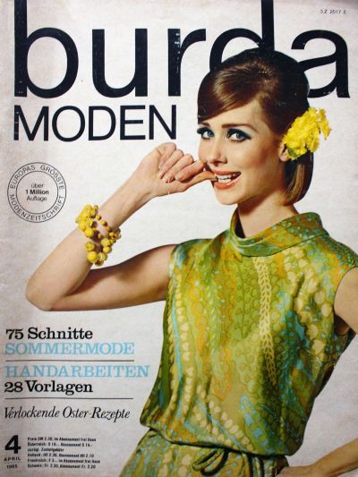 Фотография обложки журнала Burda 4/1965