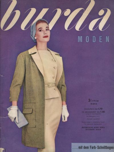 Фотография обложки журнала Burda 3/1956