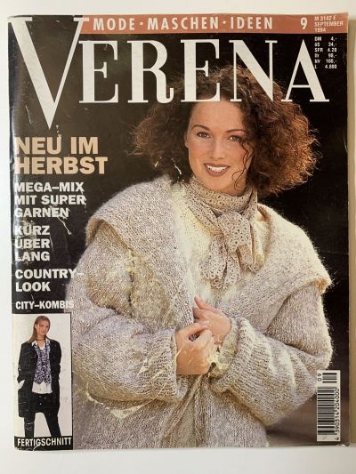 Фотография обложки журнала Verena 9/1994