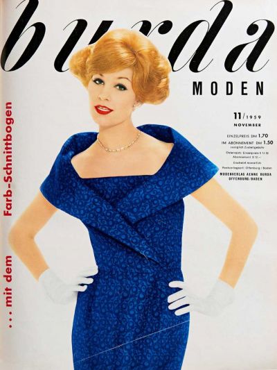 Фотография обложки журнала Burda 11/1959