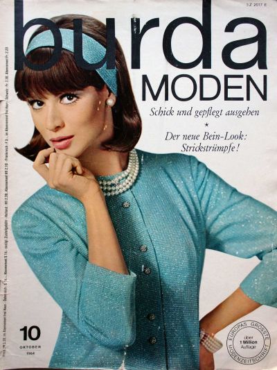 Фотография обложки журнала Burda 10/1964