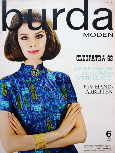 Фотография обложки журнала Burda 6/1963