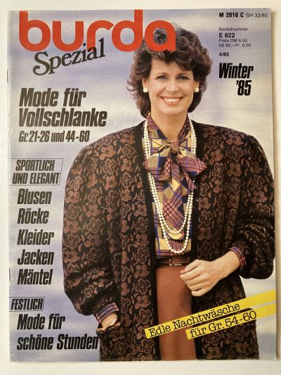    Burda Plus  1985 E822
