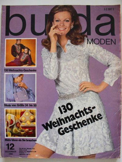 Фотография обложки журнала Burda 12/1969
