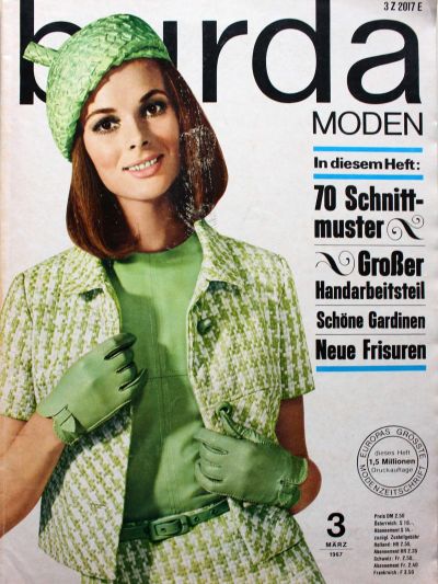 Фотография обложки журнала Burda 3/1967