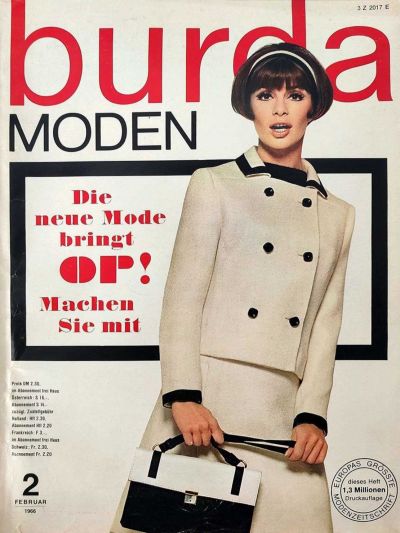 Фотография обложки журнала Burda 2/1966
