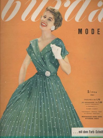 Фотография обложки журнала Burda 5/1956